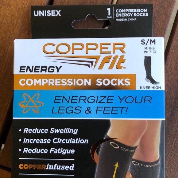 Copper Fit Energy Compression Socks size S/M - Picture 2 of 8